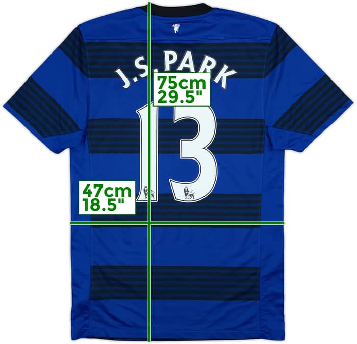 2011-13 Manchester United Away Shirt J.S.Park #13 - 8/10 - (S)