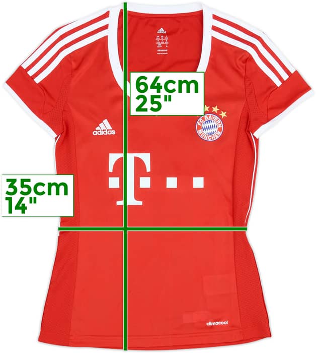 Camiseta de local del Bayern Munich 2013-14 - 10/10 - (Mujeres XS)