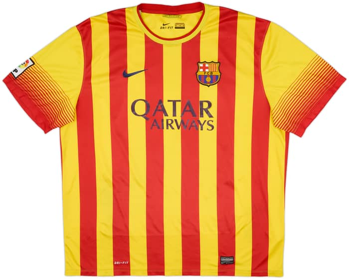 2013-15 Barcelona Camiseta Visitante Messi #10 - 5/10 - (XXL)