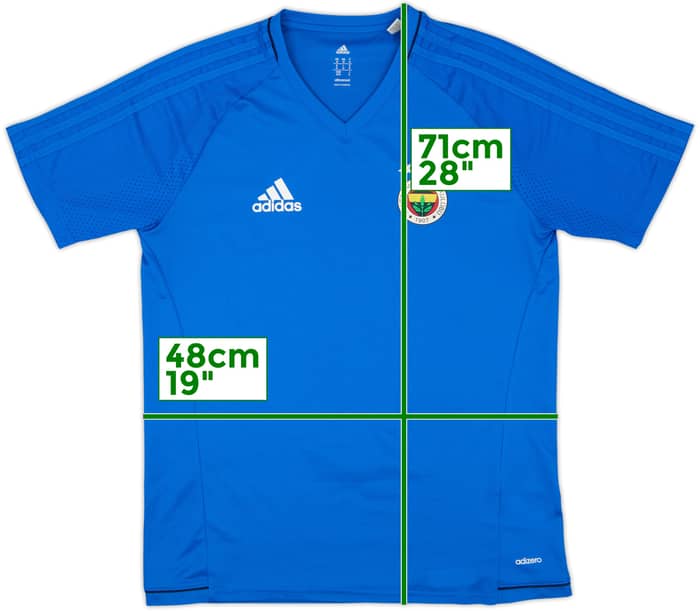 Camiseta adizero de entrenamiento del Fenerbahce 2016-17 - 7/10 - (M)