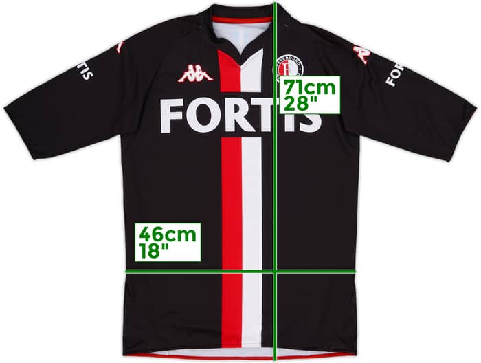 2007-08 Feyenoord Away Shirt - 9/10 - (YXXXL)