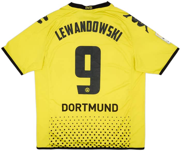 2011-12 Borussia Dortmund Home Shirt Lewandowski #9 - 5/10 - (XL)