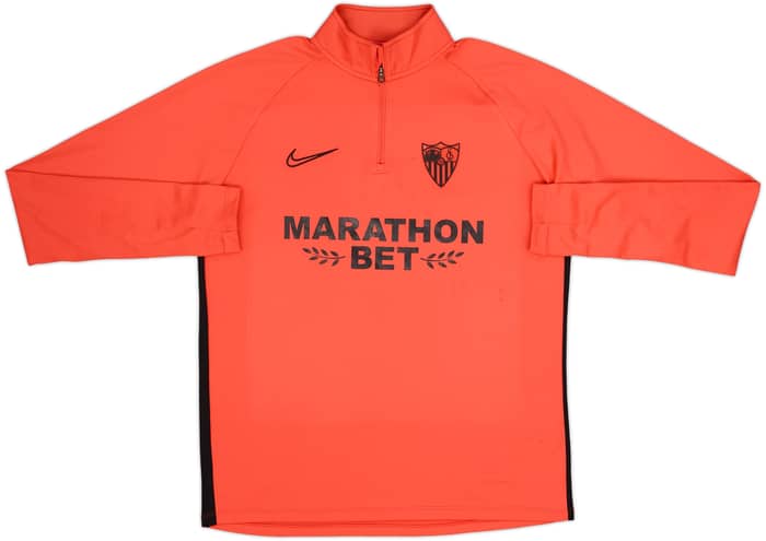 2019-20 Sevilla Nike 1/4 Zip Training Top - 5/10 - (M)