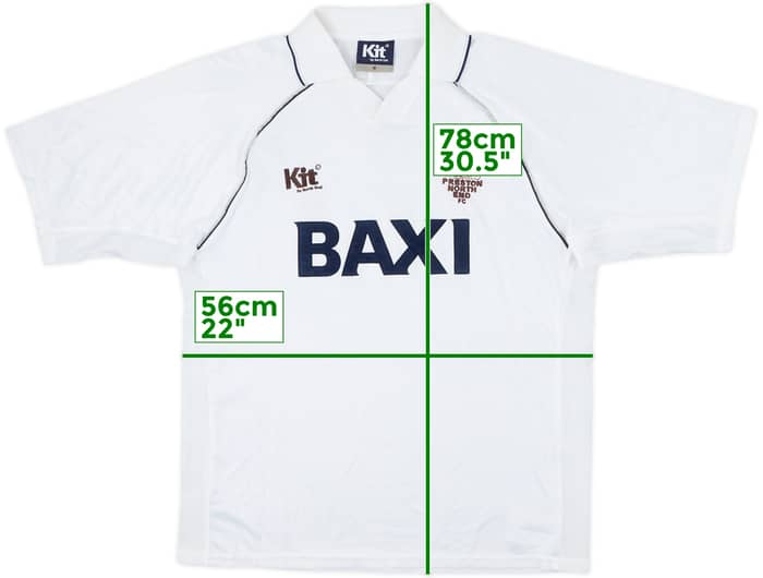 Camiseta de local del Preston North End 1998-99 - 6/10 - (M)