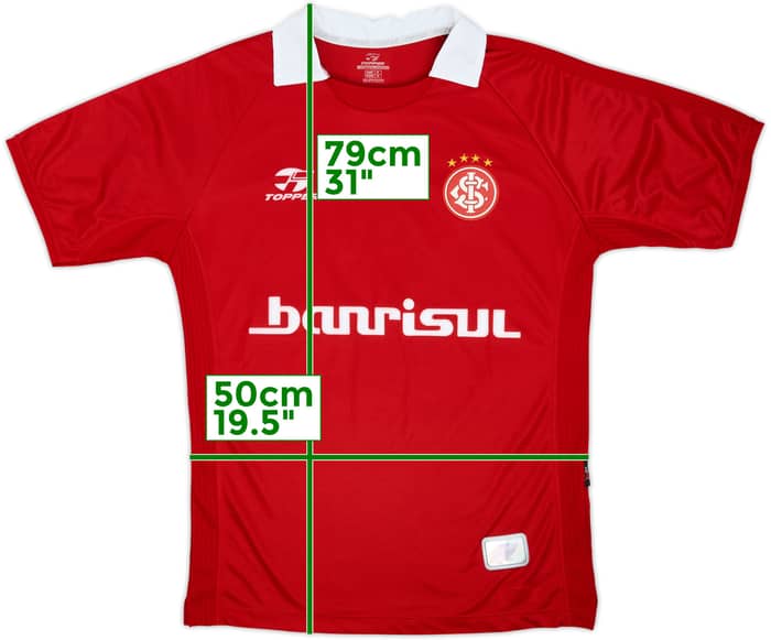 2002 Internacional Home Shirt #10 - 8/10 - (S)