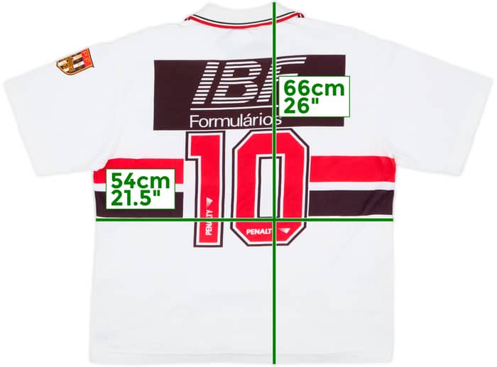 Camiseta de local del Sao Paulo 1992 #10 - 9/10 - (L)