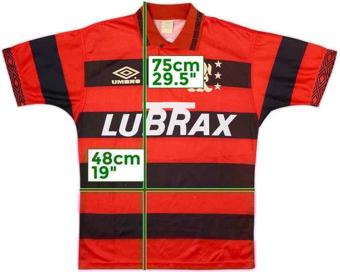1993-94 Flamengo Home Shirt #11 - 7/10 - (M)