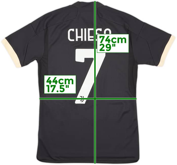 2023-24 Juventus Third Shirt Chiesa #7 - 8/10 - (S)