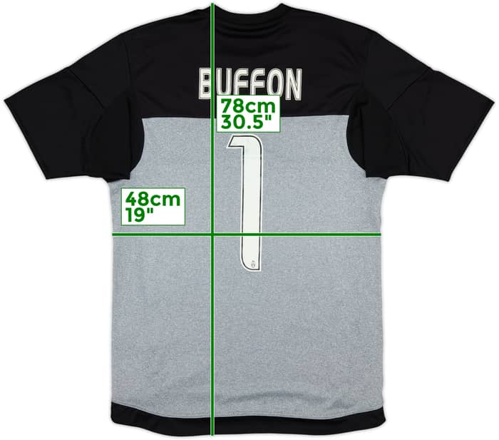 Camiseta de portero del Juventus 2015-16 S/S Buffon #1 - 6/10 - (M)