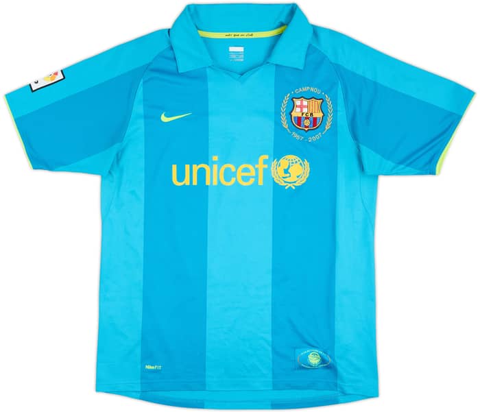 2007-09 Barcelona Away Shirt Ronaldinho #10 - 7/10 - (M)