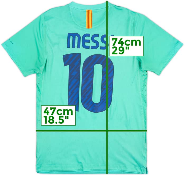 2010-11 Barcelona Player Issue Away Shirt Messi #10 - 7/10 - (M)