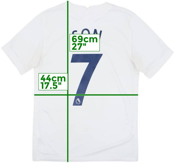 2021-22 Tottenham Home Shirt Son #7 - 5/10 - (S)