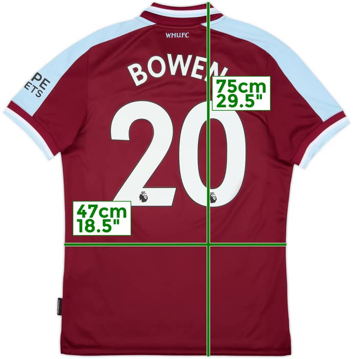 Camiseta de local del West Ham 2021-22 Bowen #20 - 10/10 - (M)