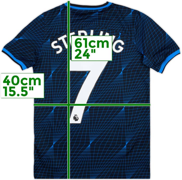 2023-24 Chelsea Away Shirt Sterling #7 - 8/10 - (L.Boys)