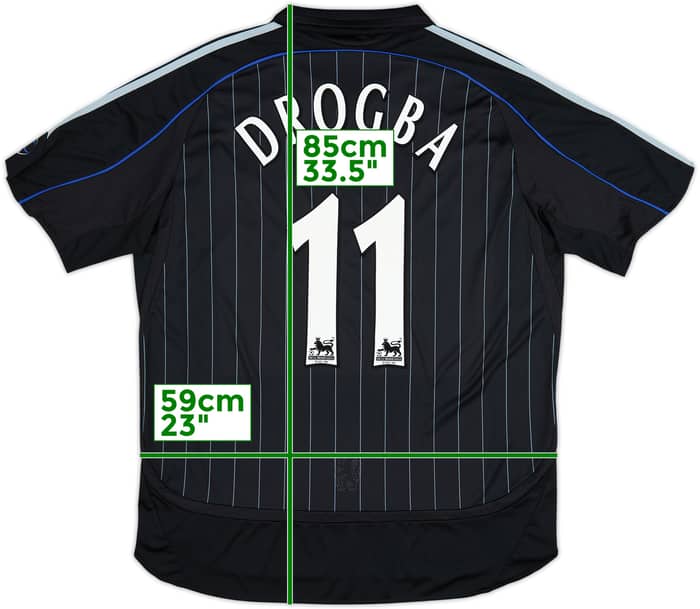 2006-07 Chelsea Third Shirt Drogba #11 - 7/10 - (XL)