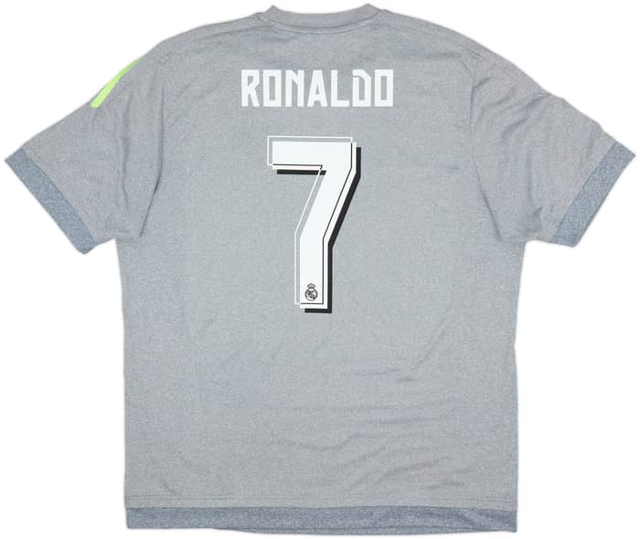 2015-16 Real Madrid Away Shirt Ronaldo #7 - 7/10 - (XL)