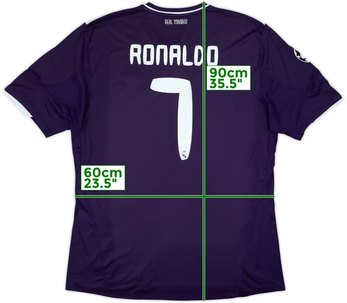 2010-11 Real Madrid CL Third Shirt Ronaldo #7 - 7/10 - (3XL)