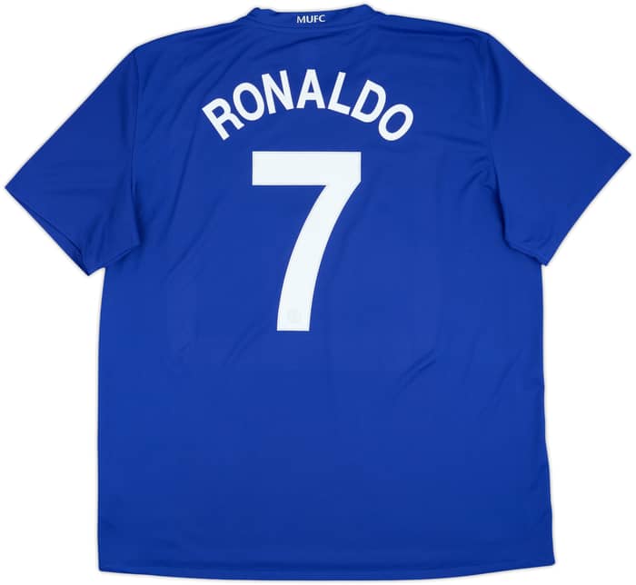 2008-09 Manchester United Camiseta Tercera Ronaldo #7 - 5/10 - (XXL)