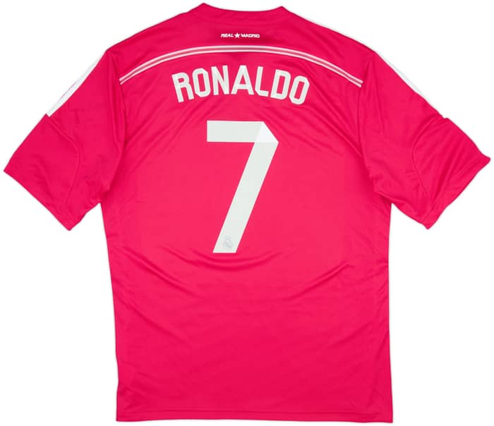 2014-15 Real Madrid Away Shirt Ronaldo #7 - 9/10 - (XL)