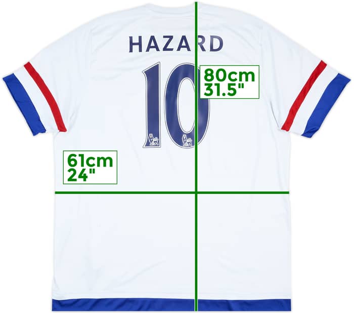 2015-16 Chelsea Away Shirt Hazard #10 - 7/10 - (XXL)