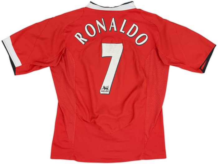 2004-06 Manchester United Home Shirt Ronaldo #7 - 6/10 - (L)