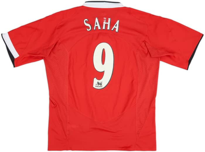 Camiseta de local del Manchester United 2004-06 Saha #9 - 5/10 - (L)