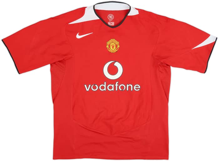 Camiseta de local del Manchester United 2004-06 Saha #9 - 5/10 - (L)
