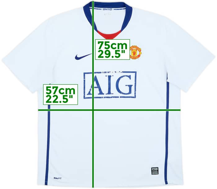 2008-10 Manchester United Away Shirt - 4/10 - (L)