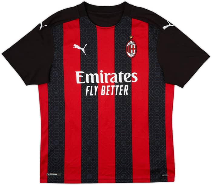 2020-21 AC Milan Home Shirt Ibrahimovic #11 - 10/10 - (L)