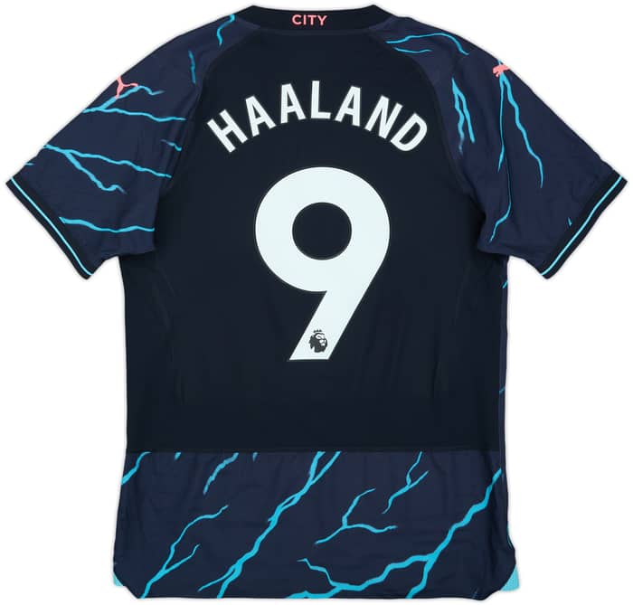 2023-24 Manchester City Authentic Third Shirt Haaland #9 - 9/10 - (M)