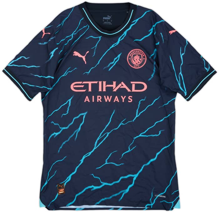 2023-24 Manchester City Authentic Third Shirt Haaland #9 - 9/10 - (M)