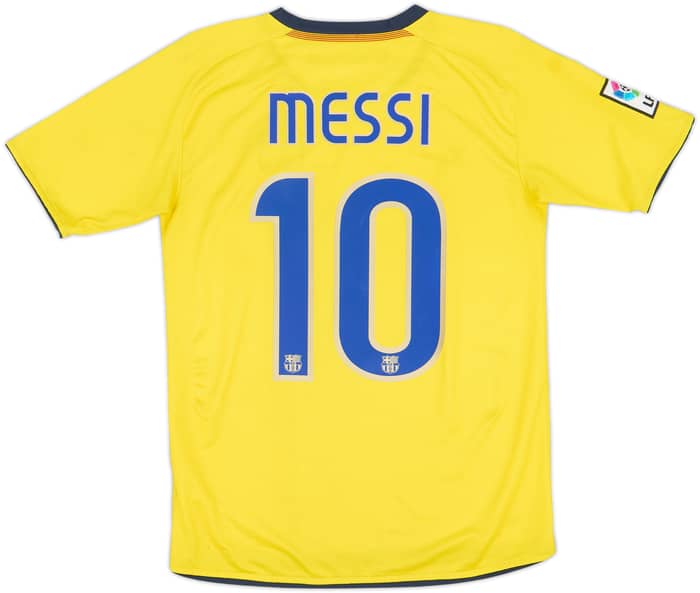 2008-10 Barcelona Away Shirt Messi #10 - 8/10 - (XL.Boys)