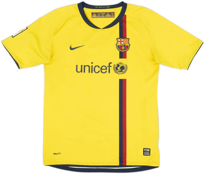 2008-10 Barcelona Away Shirt Messi #10 - 8/10 - (XL.Boys)