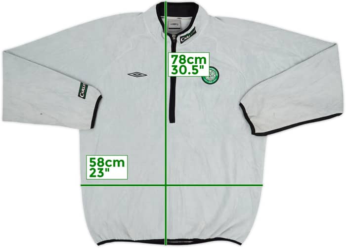 2004-05 Celtic Umbro 1/2 Zip Fleece Top - 8/10 - (XL)