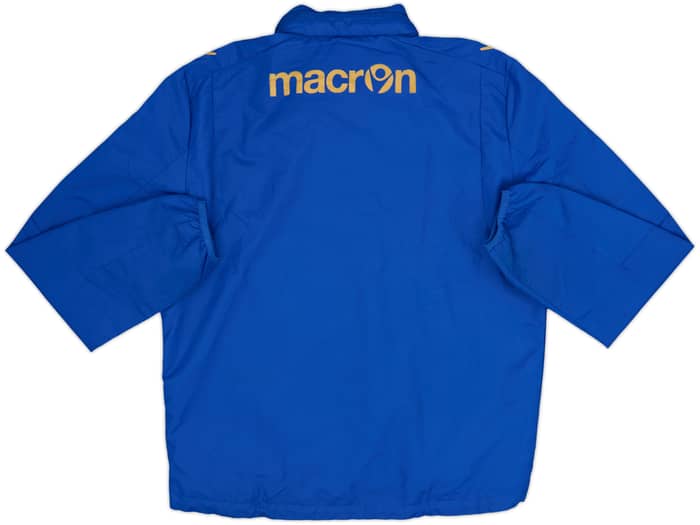 2013-14 Leeds United Macron Hooded Rain Jacket - 7/10 - (XL.Boys)