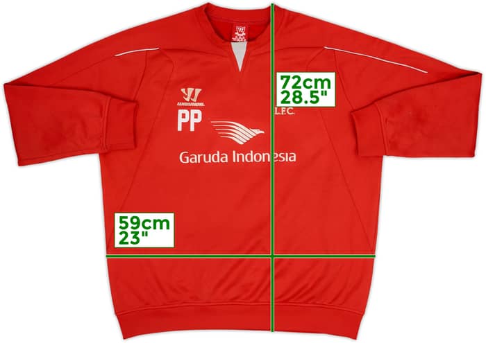 2014-15 Liverpool Staff Issue Warrior Sweat Top PP - 6/10 - (XL)