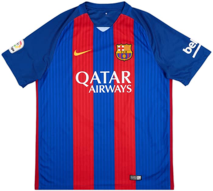 2016-17 Barcelona Home Shirt Messi #10 - 9/10 - (L)