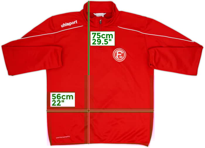 2017-18 Fortuna Dusseldorf Uhlsport 1/4 Zip Training Top - 6/10 - (XL)