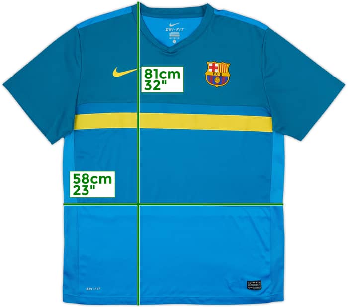 2011-12 Barcelona Nike Training Shirt - 5/10 - (XL)
