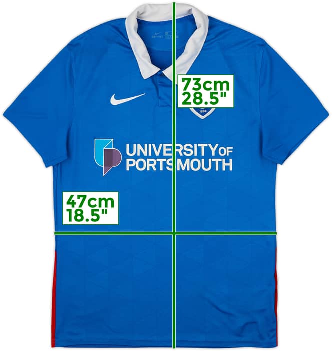 2020-21 Portsmouth Home Shirt - 5/10 - (M)
