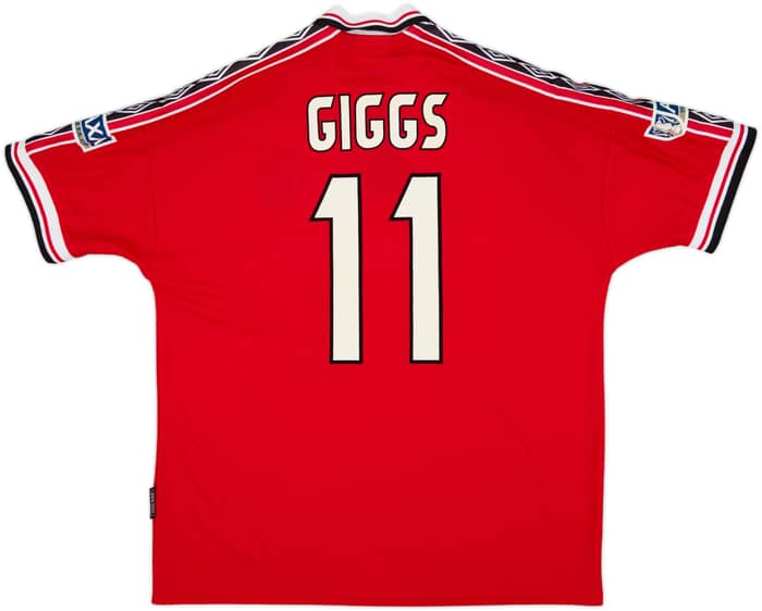 1998-00 Manchester United Home Shirt Giggs #11 - 8/10 - (XL)