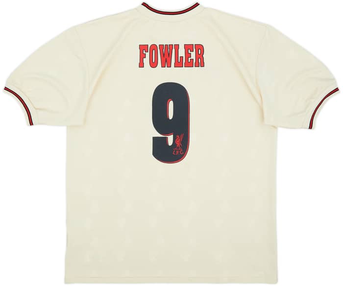 1996-97 Liverpool Away Shirt Fowler #9 - 9/10 - (XL)