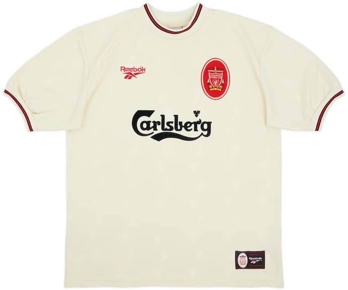 1996-97 Liverpool Away Shirt Fowler #9 - 9/10 - (XL)