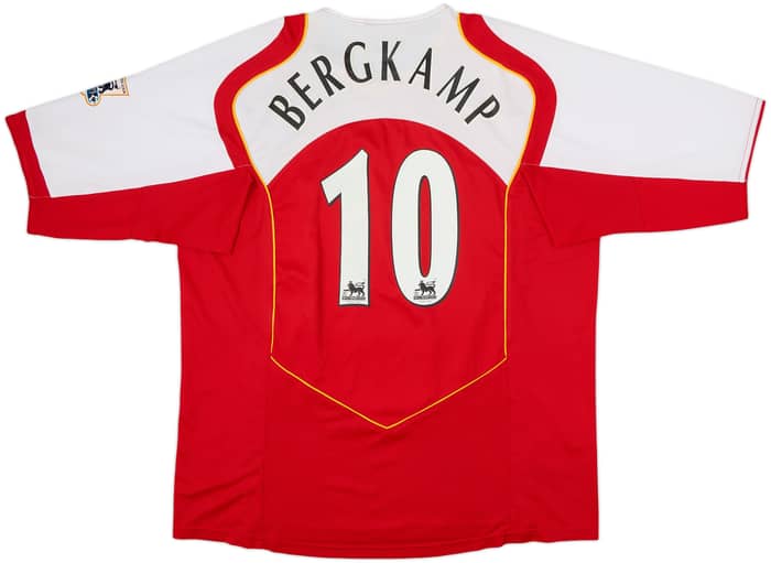 2004-05 Arsenal Home Shirt Bergkamp #10 - 8/10 - (XXL)
