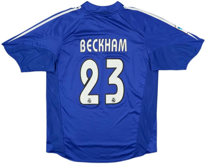 2004-05 Real Madrid Third Shirt Beckham #23 - 7/10 - (L)