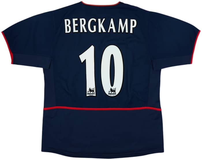 2002-04 Arsenal Away Shirt Bergkamp #10 - 8/10 - (L)
