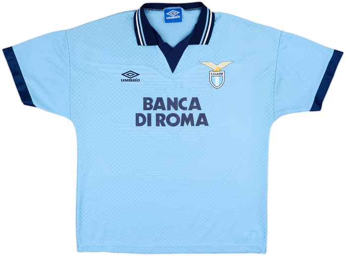 1995-96 Lazio Home Shirt Nesta #13 - 8/10 - (L)