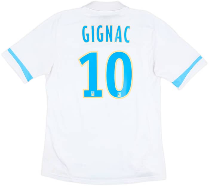 2011-12 Olympique Marseille Home Shirt Gignac #10 - 5/10 - (M)
