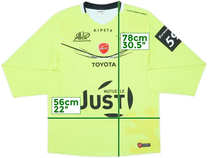 2017-18 Valenciennes GK Shirt - 8/10 - (XL)