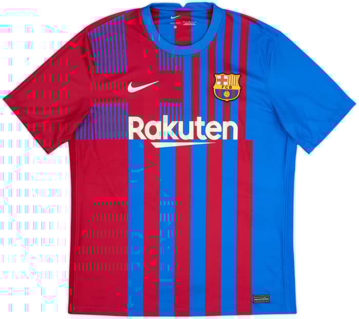 2021-22 Barcelona Home Shirt Pedri #16 - 10/10 - (L)
